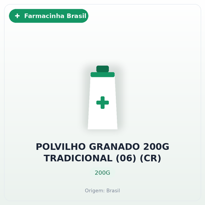 POLVILHO GRANADO 200G TRADICIONAL (06) (CR)