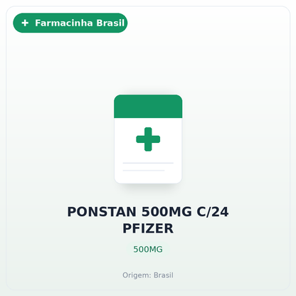 PONSTAN 500MG C/24 PFIZER
