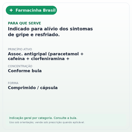 RESFENOL C/20 CAPS - ficha
