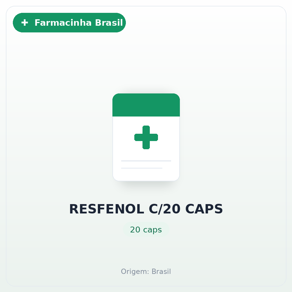 RESFENOL C/20 CAPS