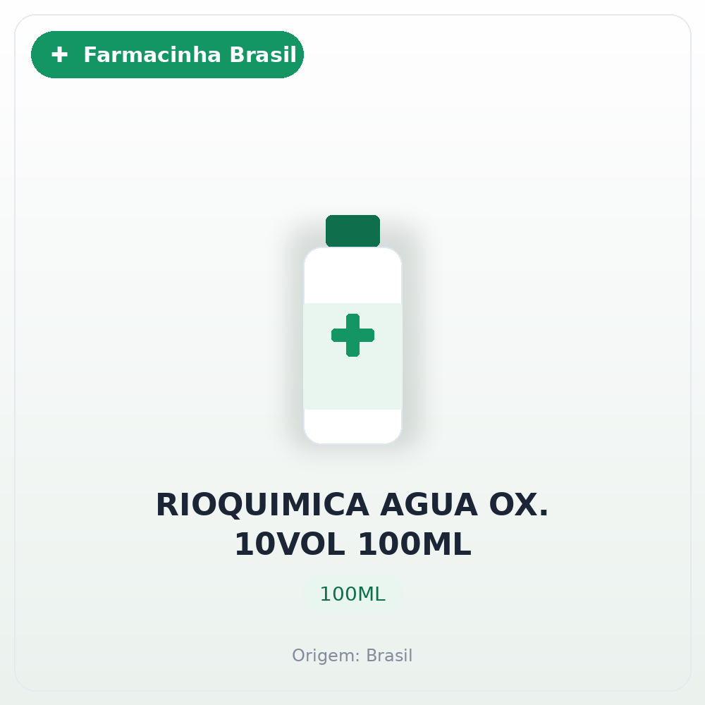 RIOQUIMICA AGUA OX. 10VOL 100ML