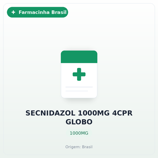 SECNIDAZOL 1000MG 4CPR GLOBO