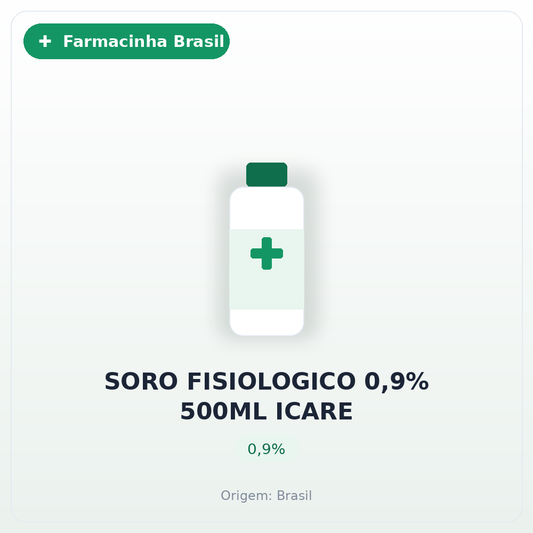 SORO FISIOLOGICO 0,9% 500ML ICARE
