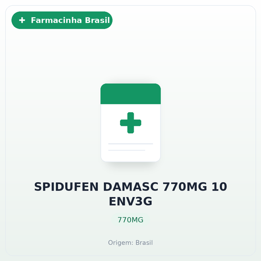 SPIDUFEN DAMASC 770MG 10 ENV3G