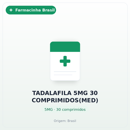 TADALAFILA 5MG 30 COMPRIMIDOS(MED)