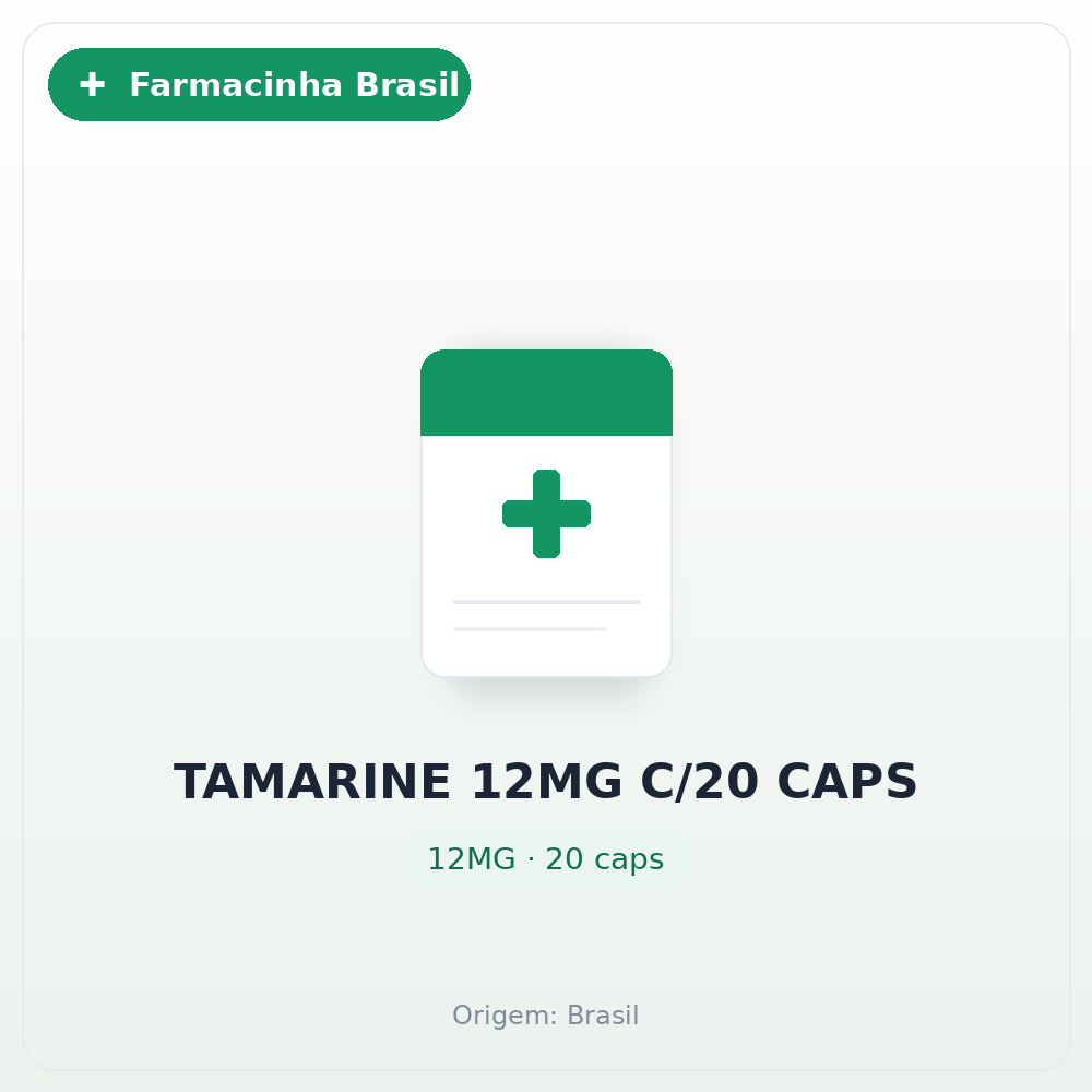 TAMARINE 12MG C/20 CAPS