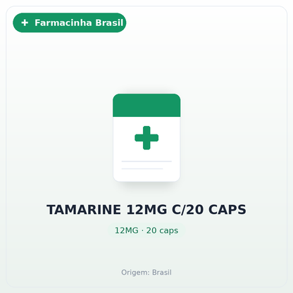TAMARINE 12MG C/20 CAPS