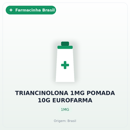 TRIANCINOLONA 1MG POMADA 10G EUROFARMA
