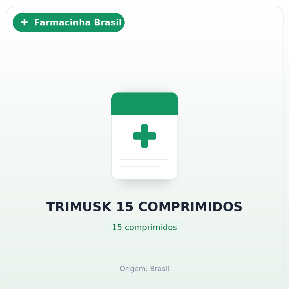 TRIMUSK 15 COMPRIMIDOS