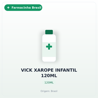 VICK XAROPE INFANTIL 120ML