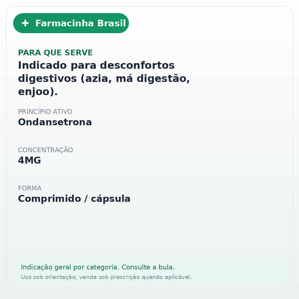 VONAU FLASH SABOR MENTA 4MG 10 COMPRIMIDOS - ficha