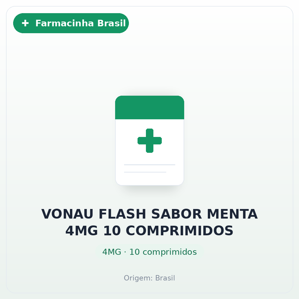 VONAU FLASH SABOR MENTA 4MG 10 COMPRIMIDOS