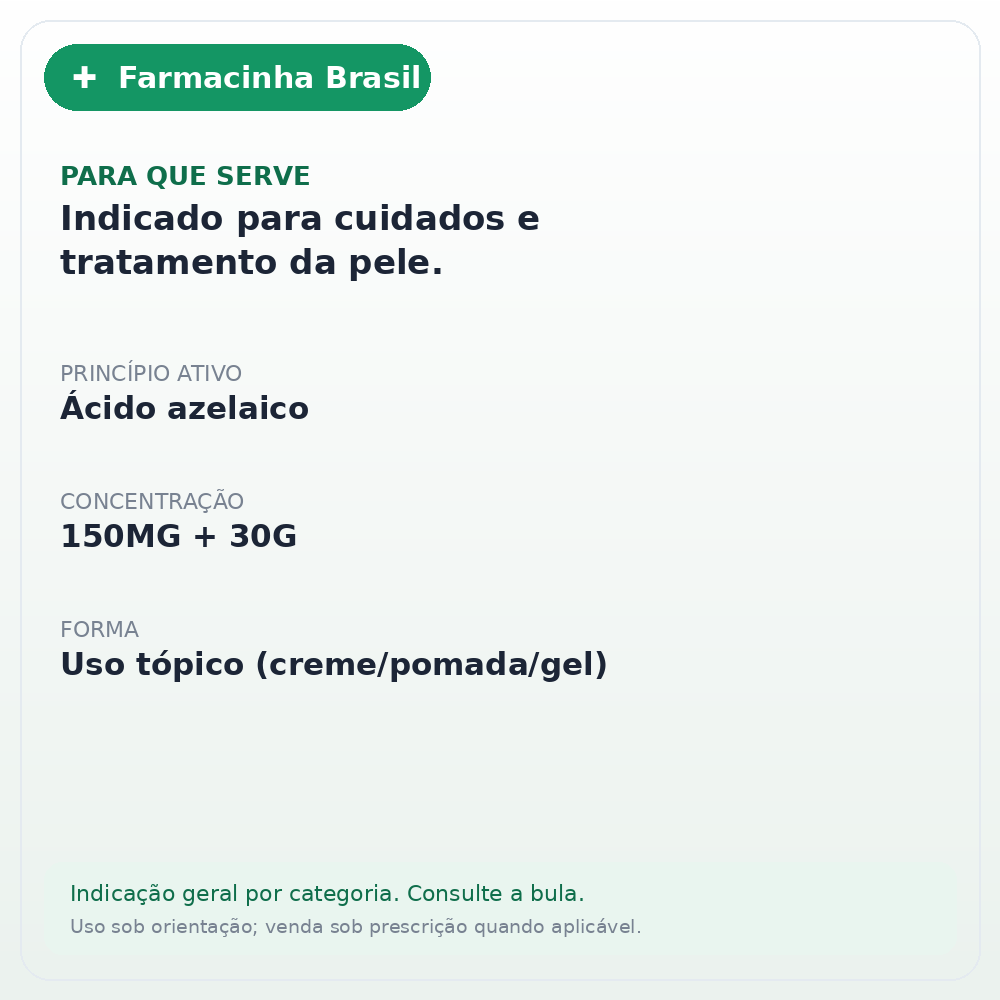 AZELAN 150MG GEL 30G - ficha