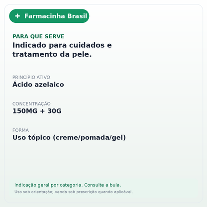 AZELAN 150MG GEL 30G - ficha