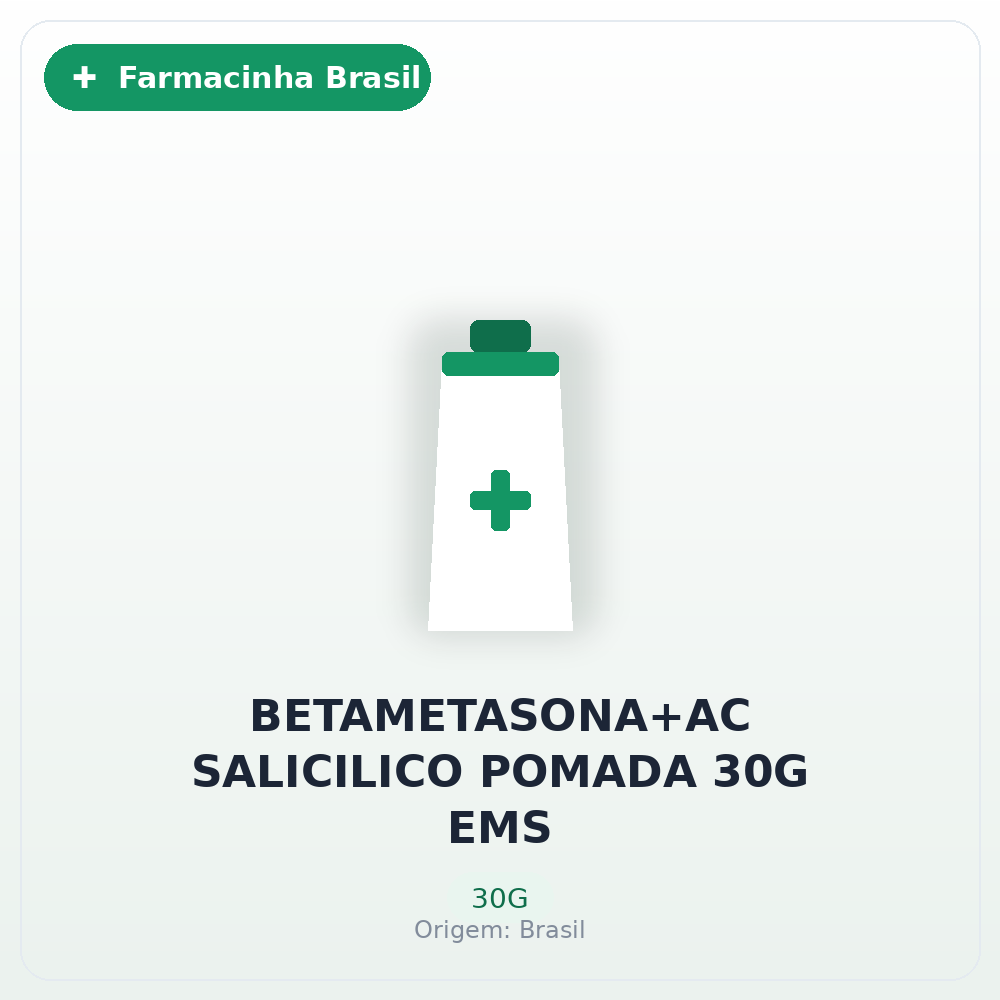 BETAMETASONA+AC SALICILICO POMADA 30G EMS