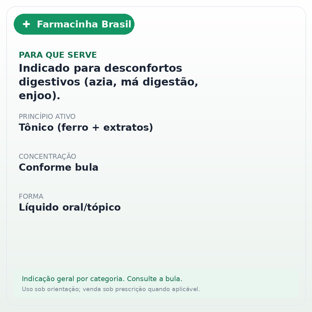 BIOTONICO ORIGINAL 400ML - ficha