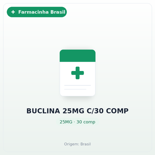BUCLINA 25MG C/30 COMP