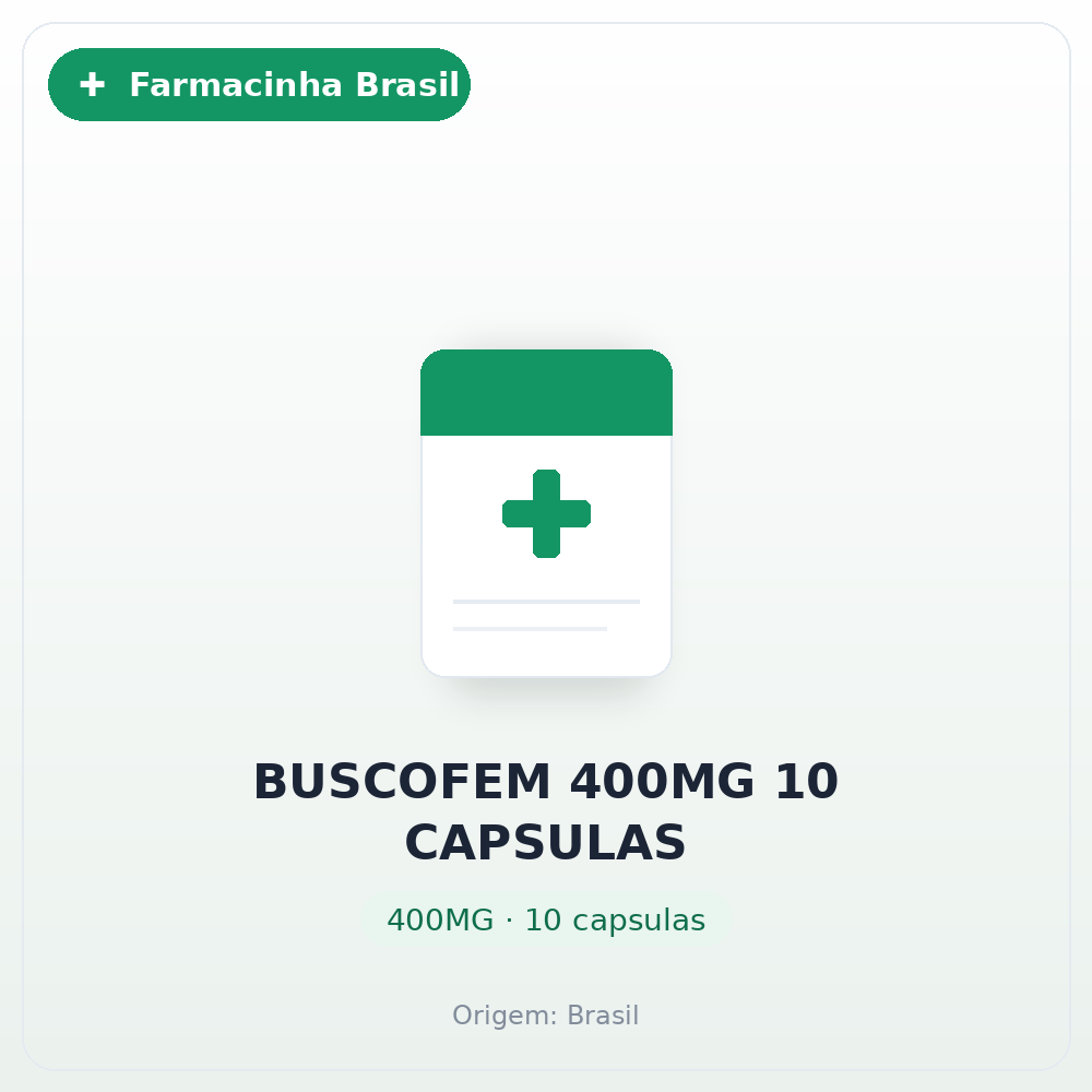 BUSCOFEM 400MG 10 CAPSULAS