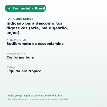 BUSCOPAN PEDIATRICO GOTAS 20ML - ficha