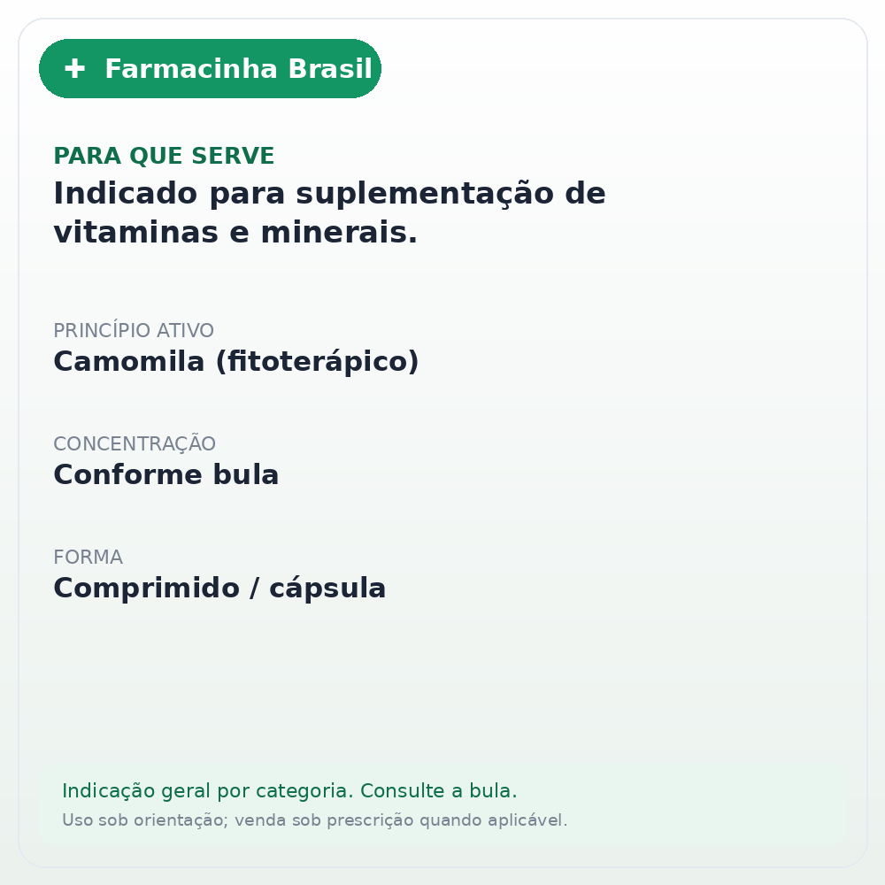 CAMOMILINA C 20 CAPSULAS - ficha