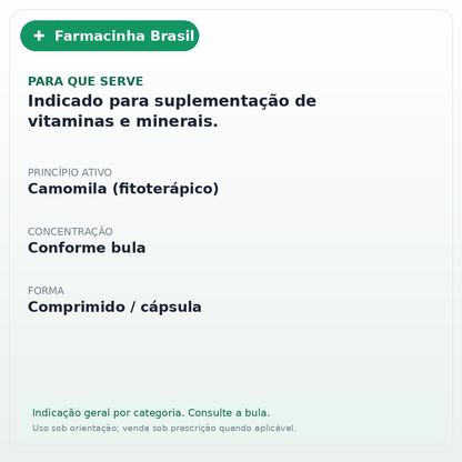 CAMOMILINA C 20 CAPSULAS - ficha