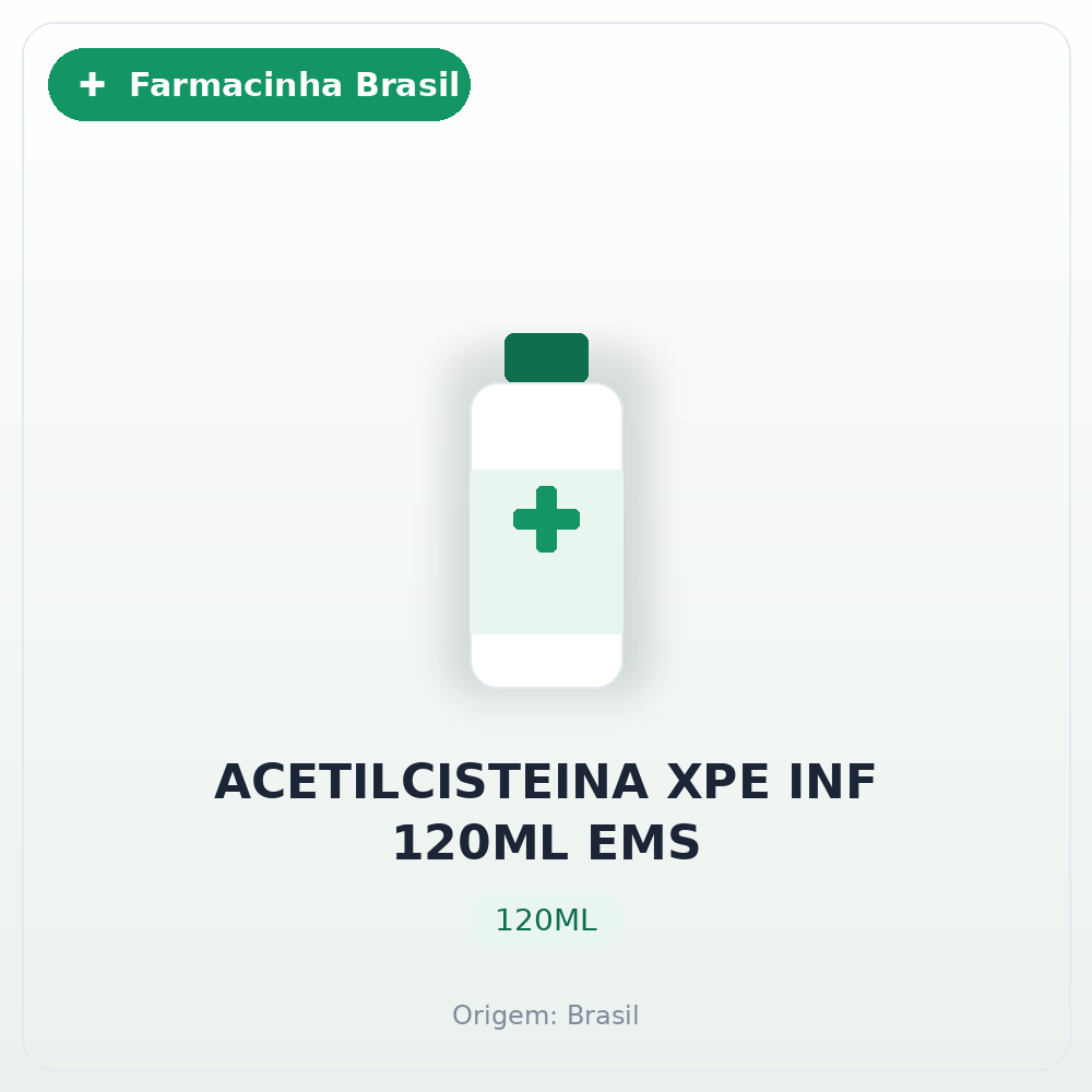 ACETILCISTEINA XPE INF 120ML EMS