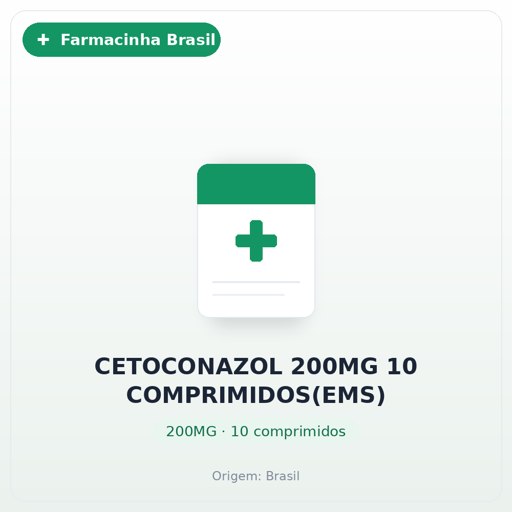 CETOCONAZOL 200MG 10 COMPRIMIDOS(EMS)