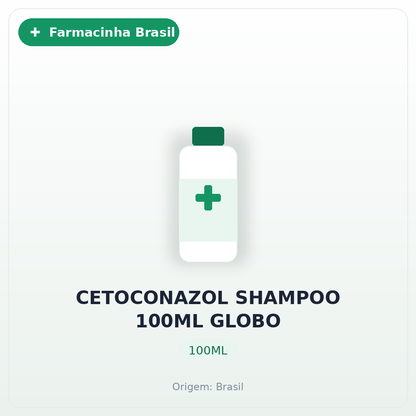 CETOCONAZOL SHAMPOO 100ML GLOBO