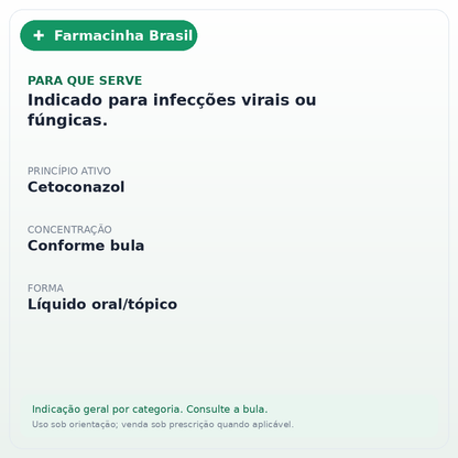 CETOCONAZOL SHAMPOO 100ML(CIM) - ficha