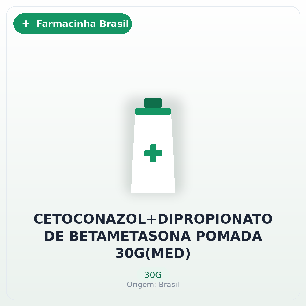 CETOCONAZOL+DIPROPIONATO DE BETAMETASONA POMADA 30G(MED)