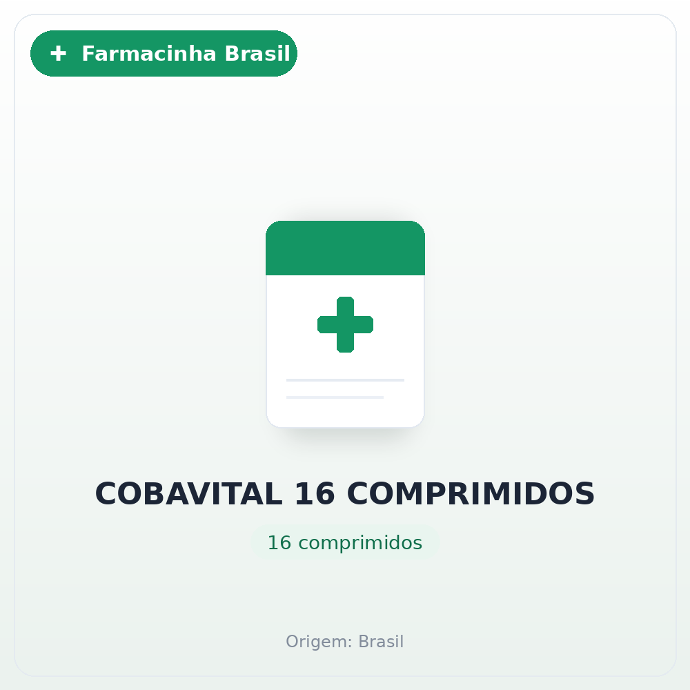 COBAVITAL 16 COMPRIMIDOS