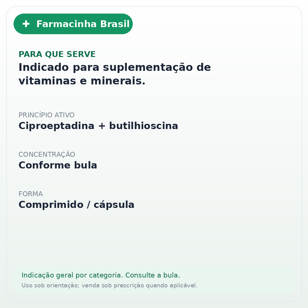 COBAVITAL 30 COMPRIMIDOS - ficha